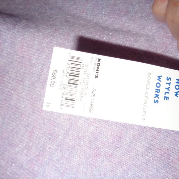 APT. 9 Women's Turtleneck Sweater NWT Size Large - Picture 7 of 12